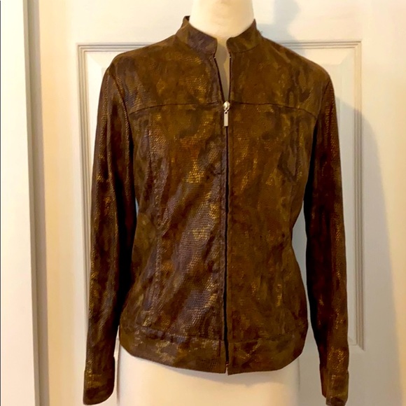 “Birch Hill” Faux Snakeskin Jacket - Picture 1 of 7